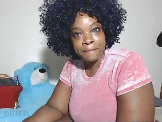 Plus-size black old lady huge ass together with fat bowels